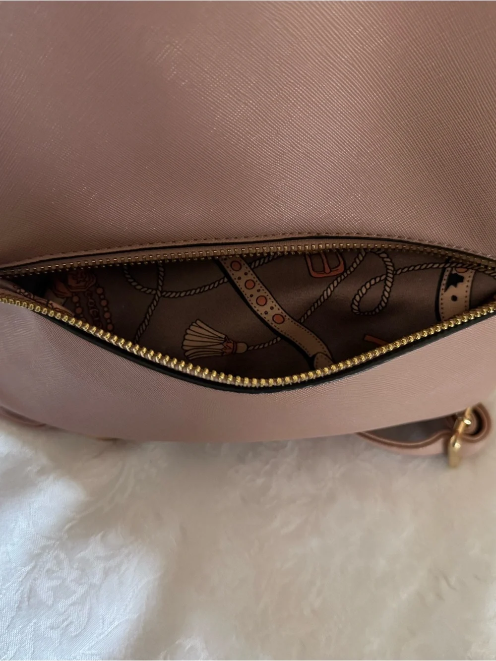 Classic Blush Pink Women’s Mini Backpack